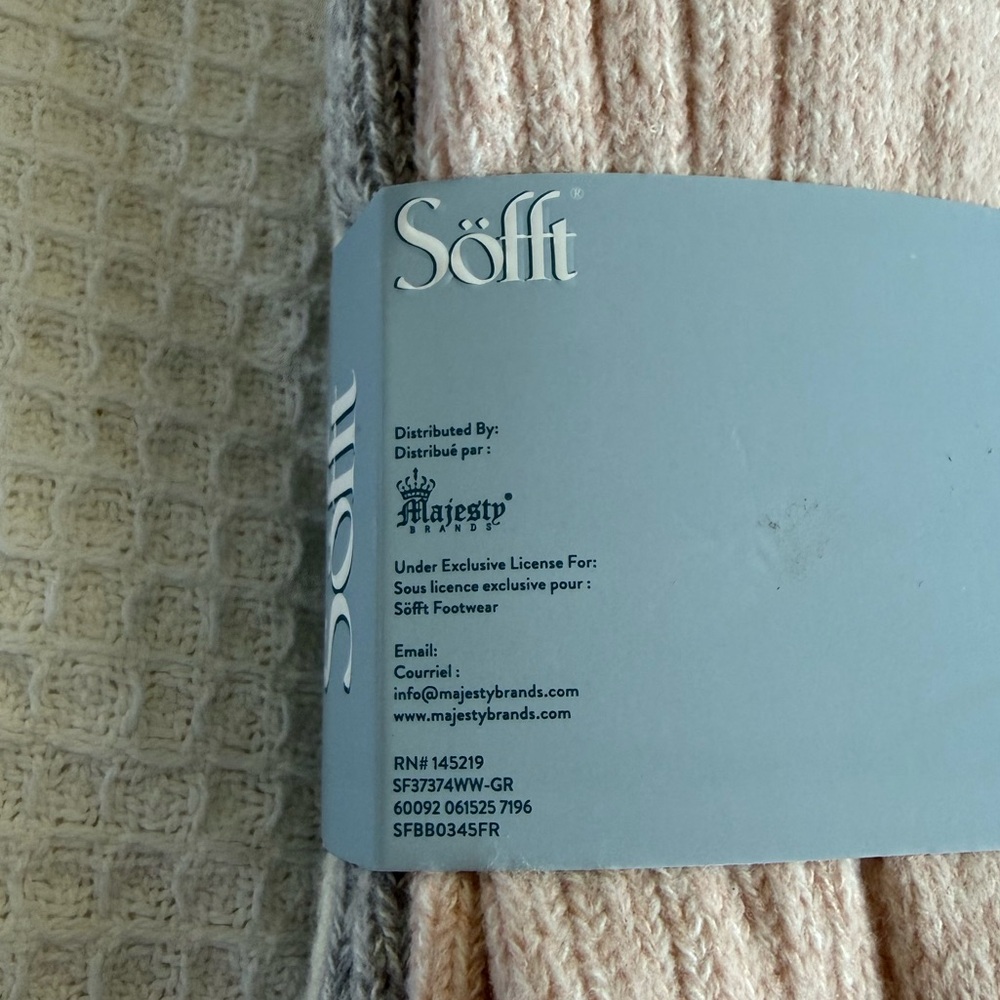 Sofft Super Soft No Show Socks 4 pack Cream/Pink/Multi Color NWT - Women’s 4-10 - Picture 6 of 7